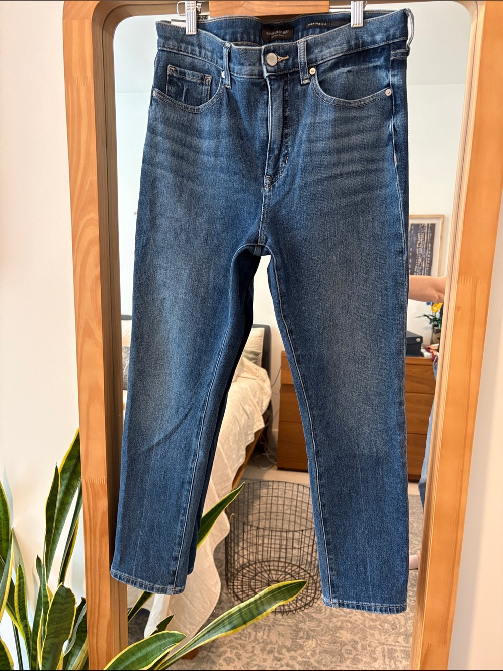 Banana Republic Premium Denim High-Rise slim Women’s Jeans - Blue